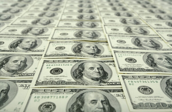 Lot's of $100 banknotes. Can be used as a background for your projects. High resolution - 16 Mpx.